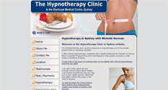 Desktop Screenshot of hypnotherapyclinicsydney.com